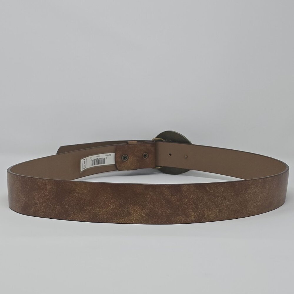 Guess Brown Boho Belt with Stone and Beaded Teardrop Buckle Size Large - Picture 6 of 11